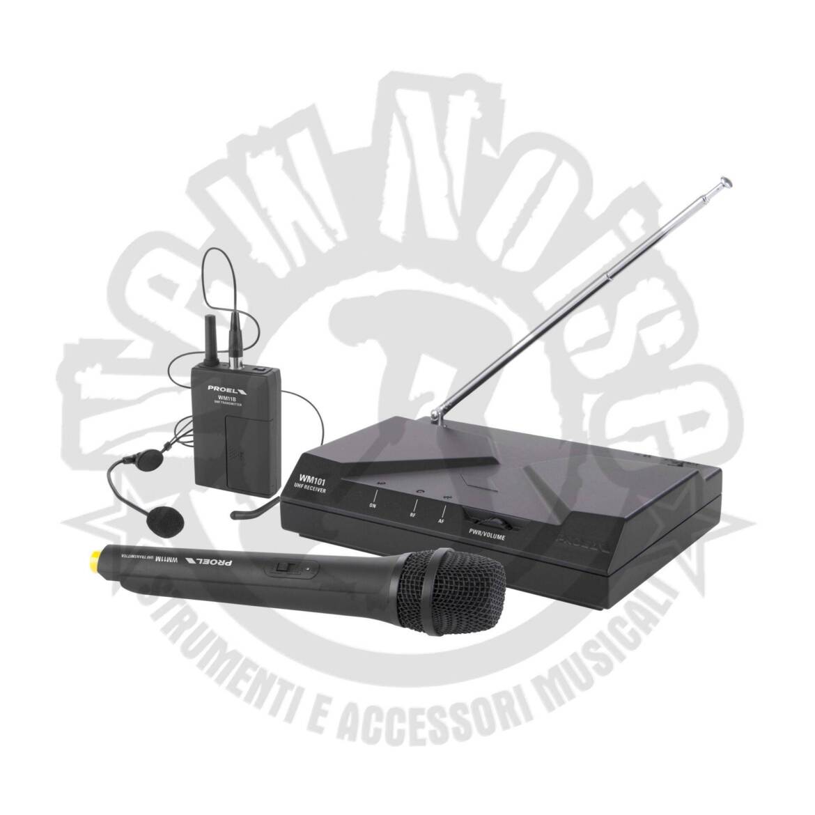 PROEL – WM101KIT – Microfono UHF Wireless