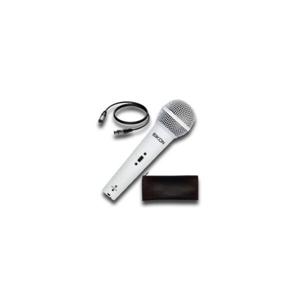 eikon dm800wh microfono dinamico per voce colore bianco