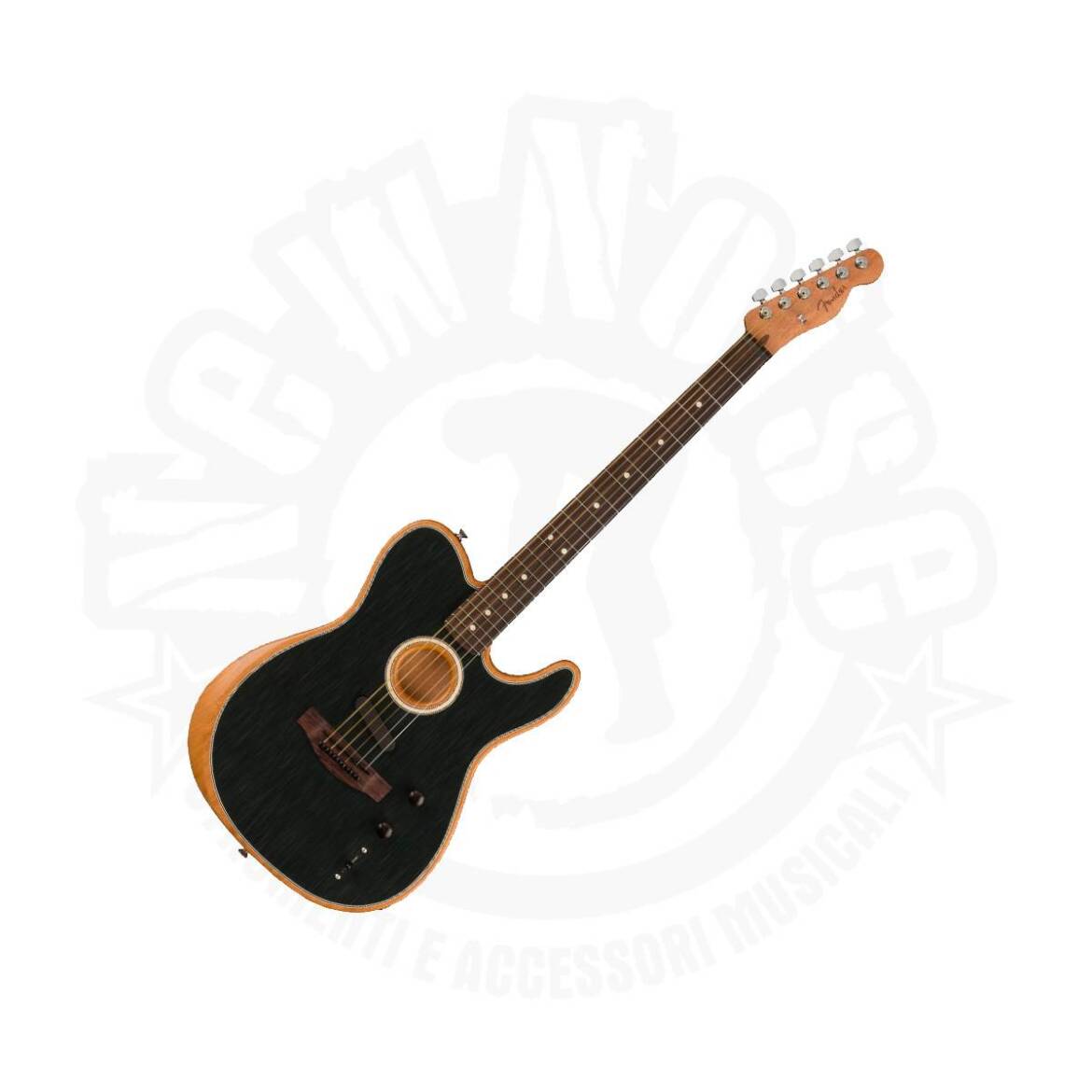 FENDER – 0972213239 – Acoustasonic Player Telecaster chitarra ibrida elettrica acustica nera