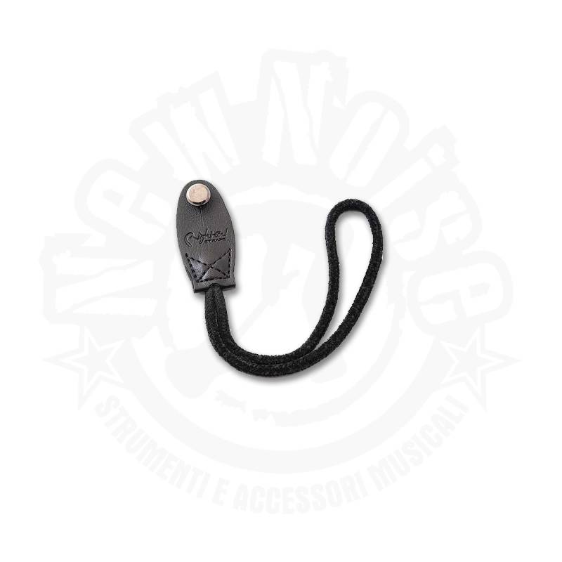 RIGHTON – 63489 – Laccio con pirolo attacca tracolla nero