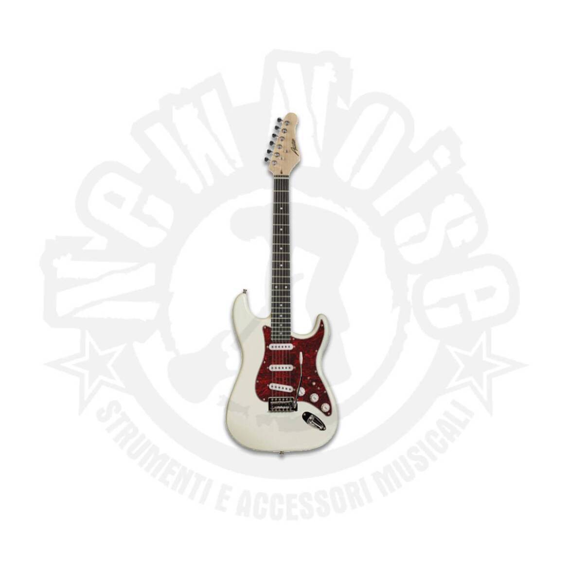 AUSTIN – AST100CR-WH – Chitarra elettrica solid body