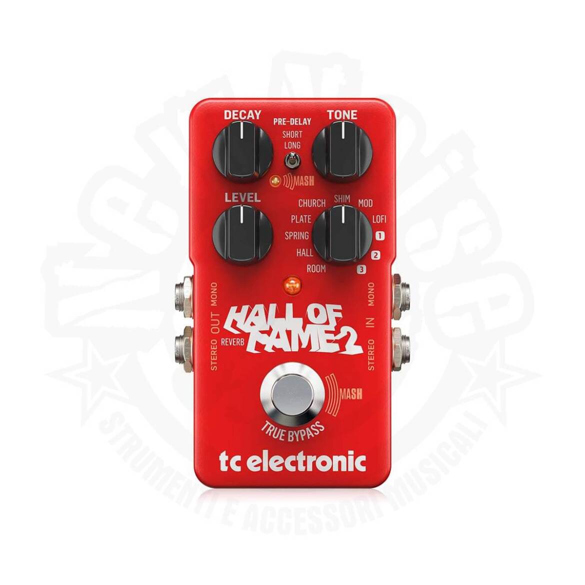 TC ELECTRONIC – HALL OF FAME 2 REVERB – Pedale riverbero per chitarra e voce