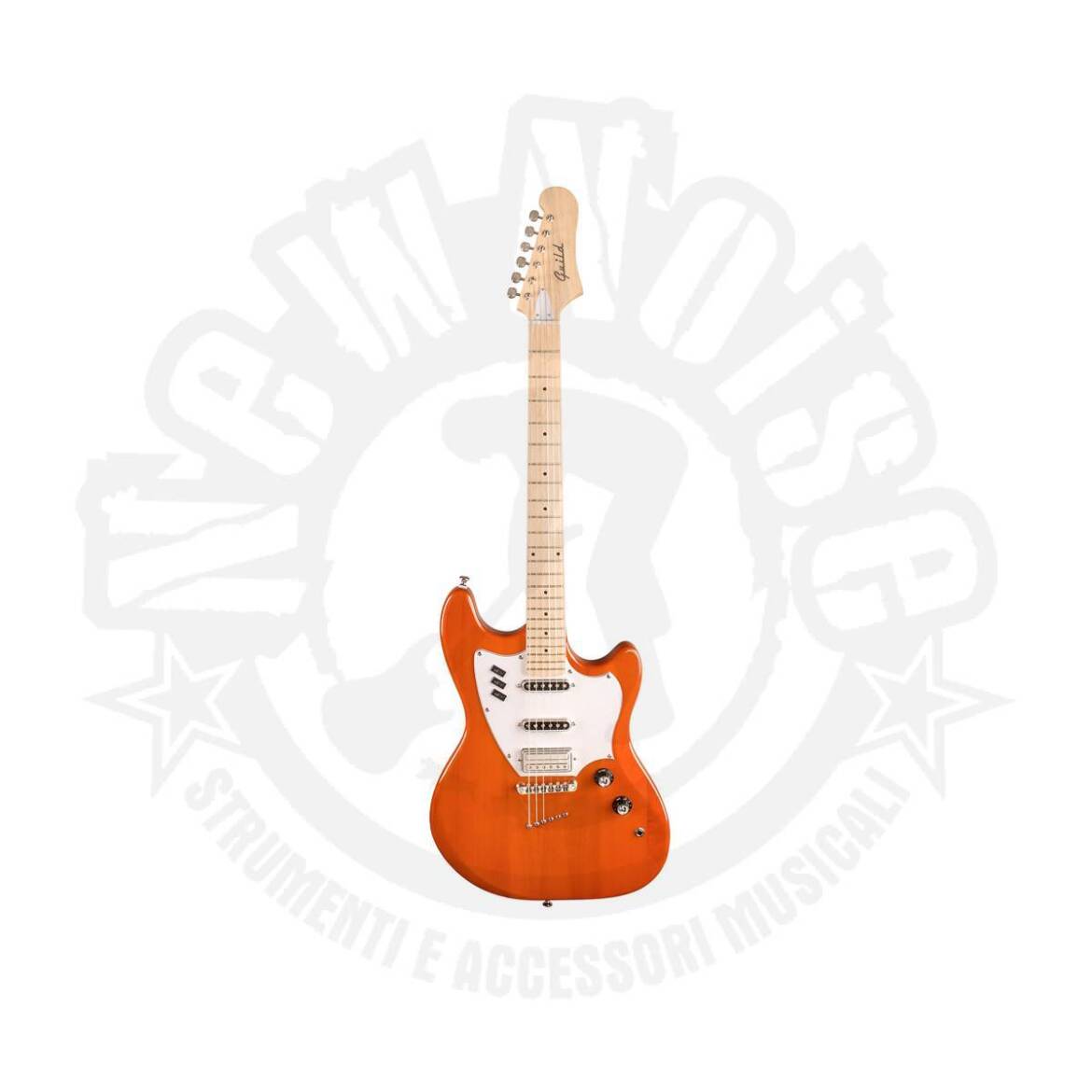 GUILD – SURFLINER SUNSET ORANGE – Chitarra elettrica Surfline con Switch elettronico e finitura arancione