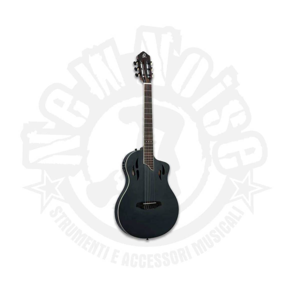ORTEGA – RTPSTD-SBK – Chitarra classica elettrificata con corde in nylon