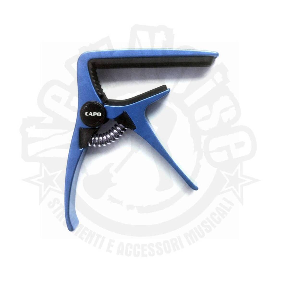 DOMUS – AC1220B – Capotasto per chitarra acustica in alluminio blu