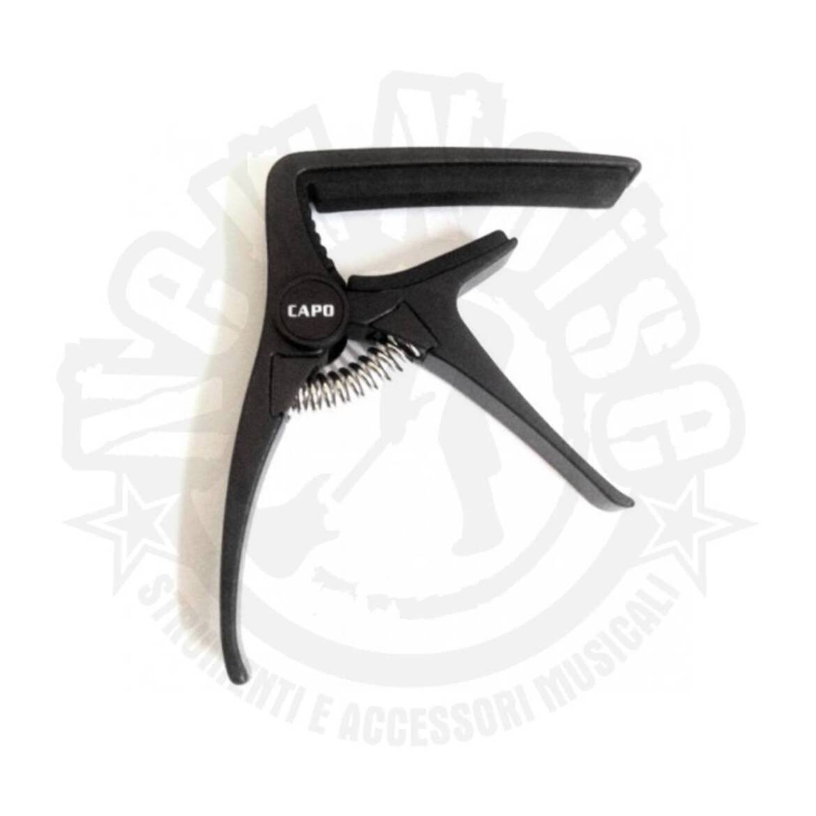 DOMUS – AC1220CN – Capotasto per chitarra classica in alluminio nero