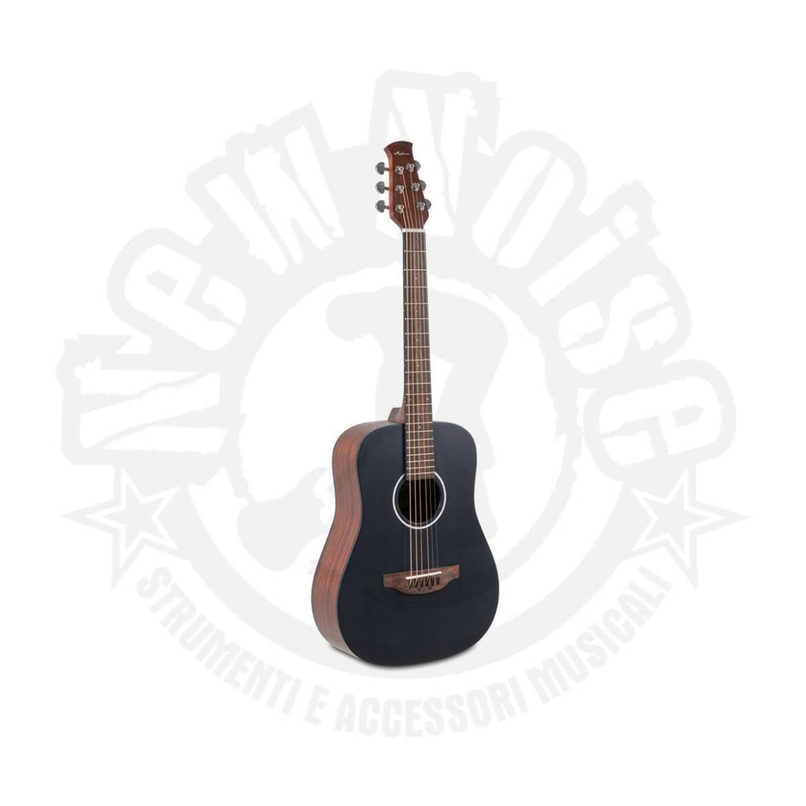 APPLAUSE – AAT-96-4S – Chitarra acustica travel nera satinata