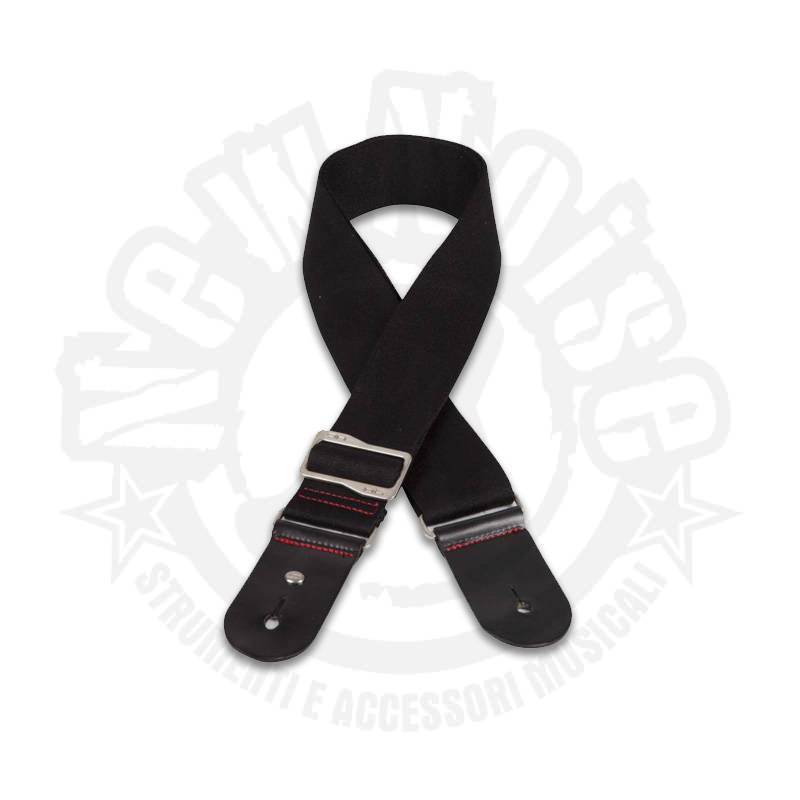 DIE HARD – DHSTRAP250BK – Tracolla regolabile in cotone rinforzato a doppio strato, di colore nero