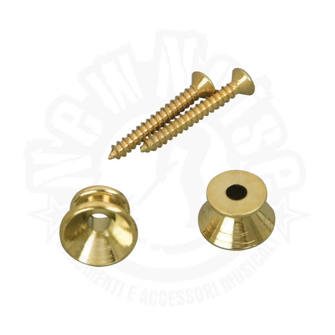D’ANDREA – DAND-EP-2G – Bottoni per tracolla dorati Set 2pcs