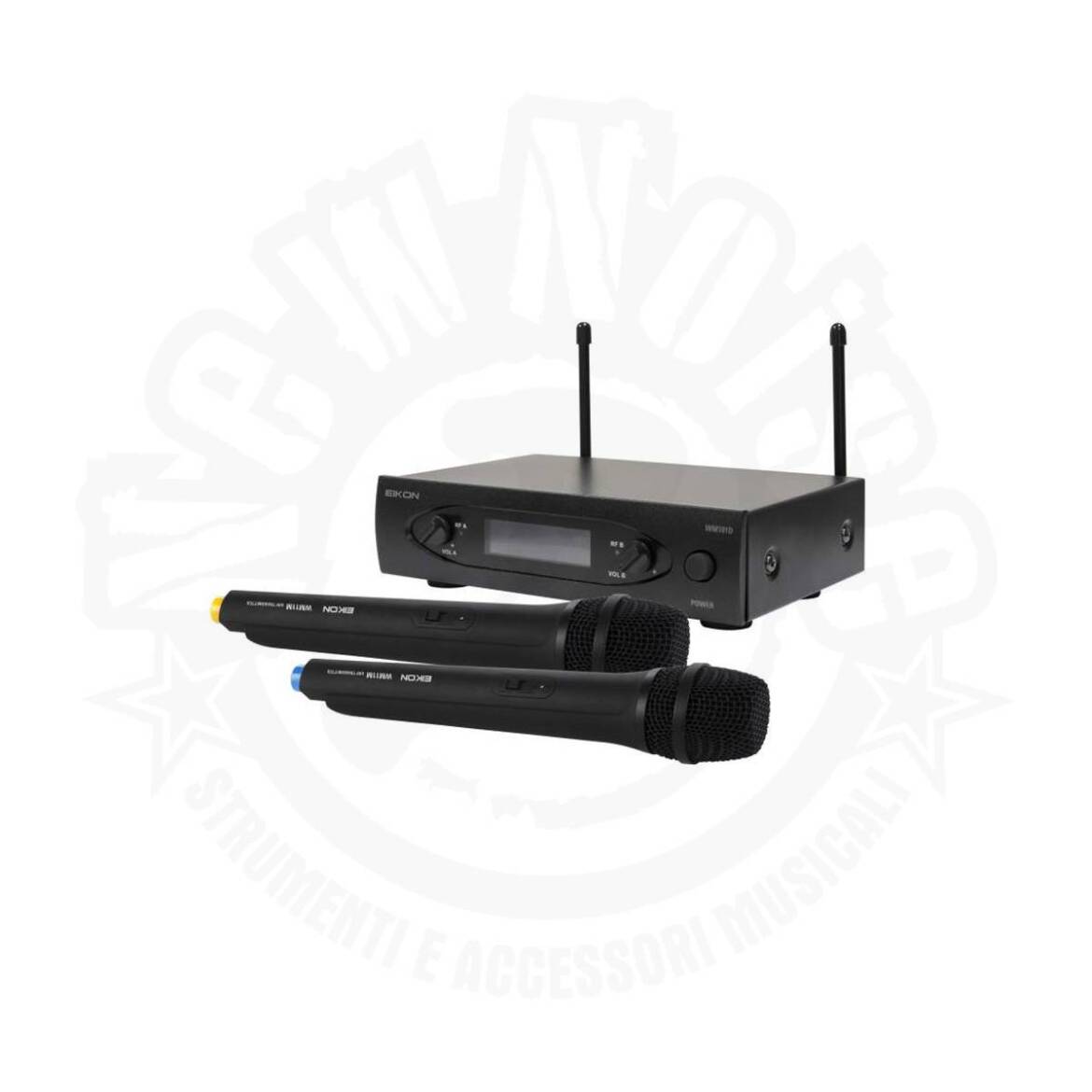 PROEL – WM101DMV2 – Radiomicrofono UHF doppio canale a frequenza fissa