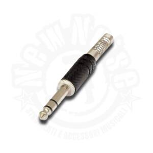 PROEL - S215BK - Jack stereo Ø 6.3 mm.- 1/4' con manicotto in ottone