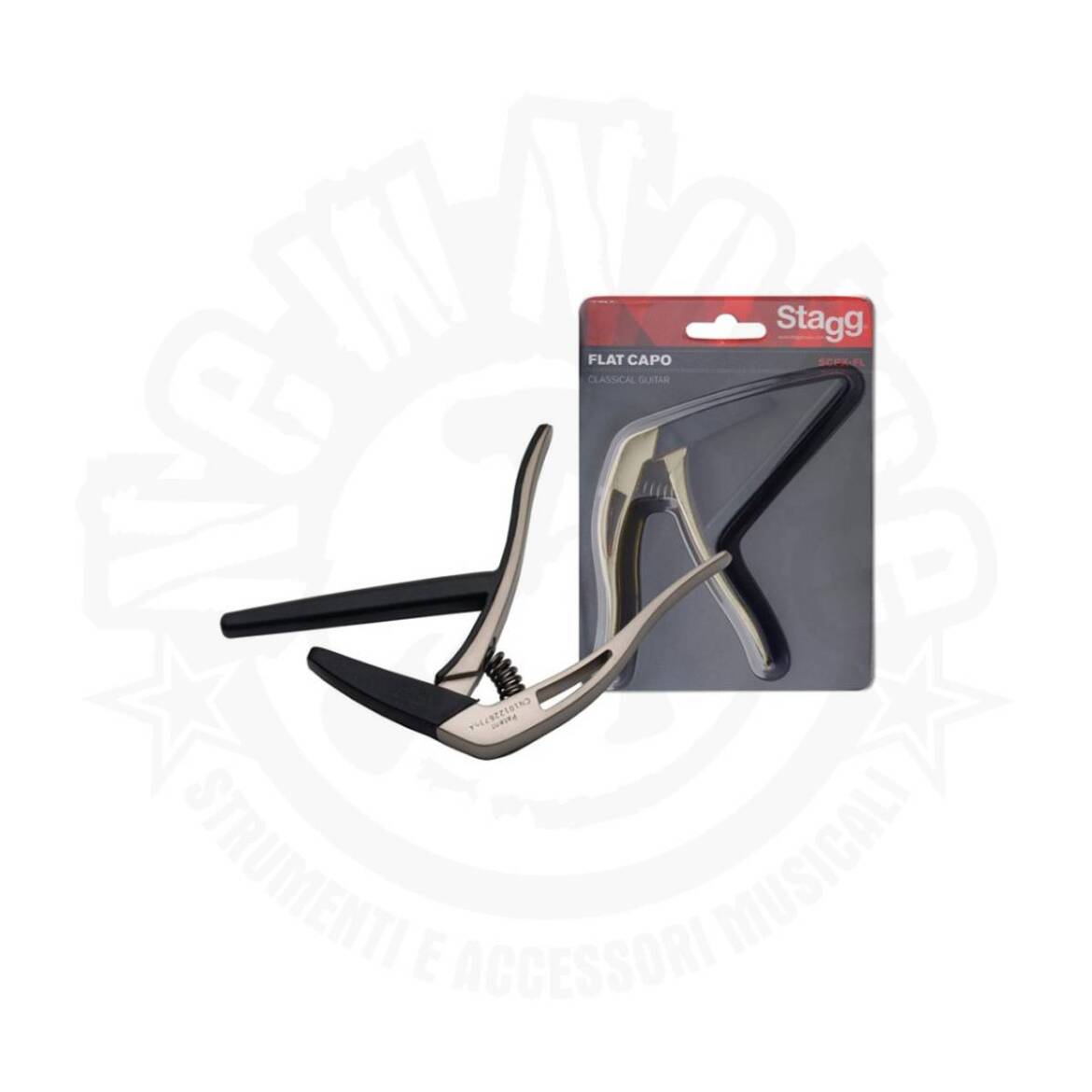 STAGG – SCPX-FL BG – Capotasto mobile per chitarra classica beige