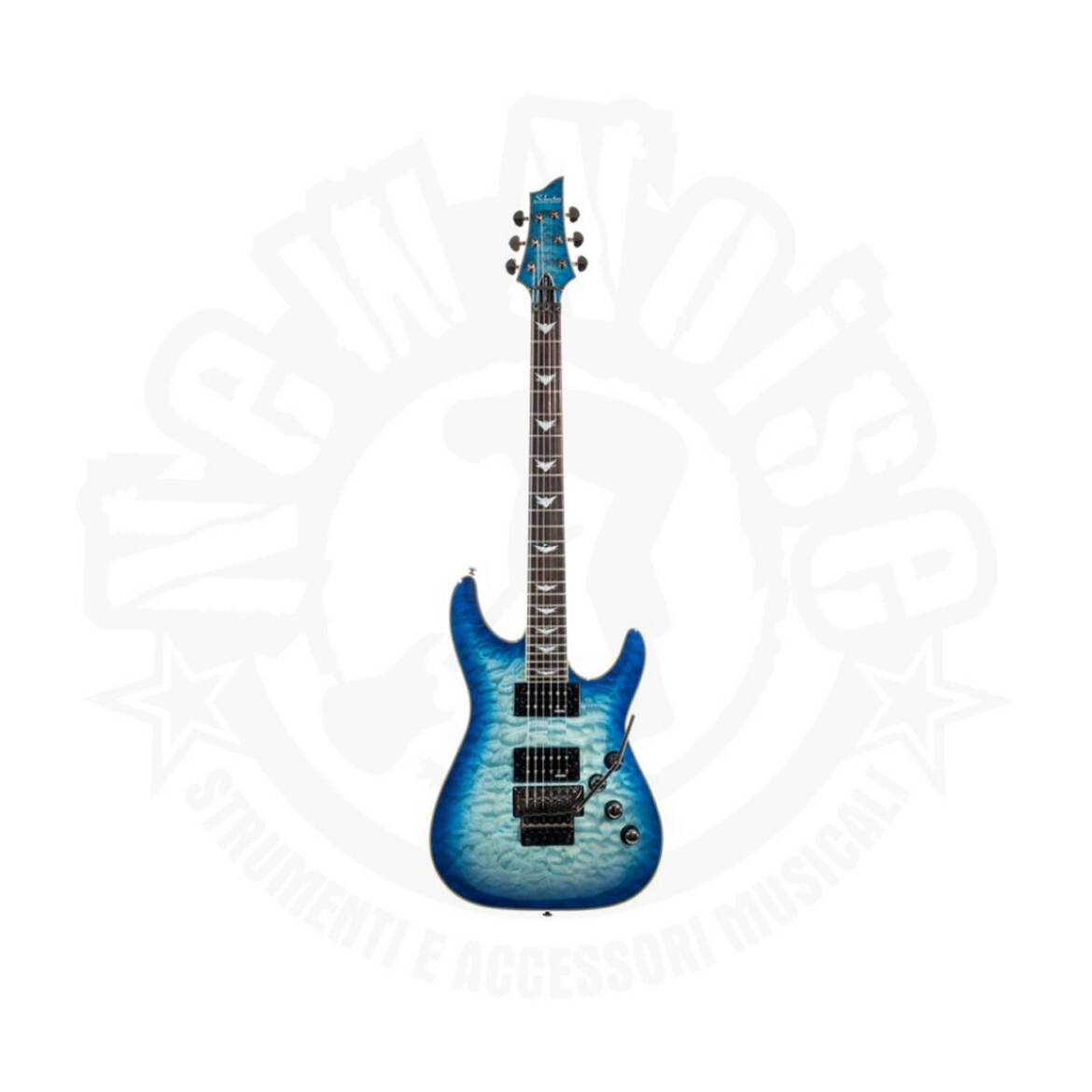SCHECTER – OMEN EXTREME-6-FR-R-OBB – Chitarra elettrica blu