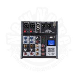 SOUNDSATION MIOMIX 202M
Mixer Professionale 4-Canali