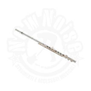 FFALSTAFF FL11-SP Flauto Traverso Argentato con Cuscinetti Pisoni "Made in Italy"