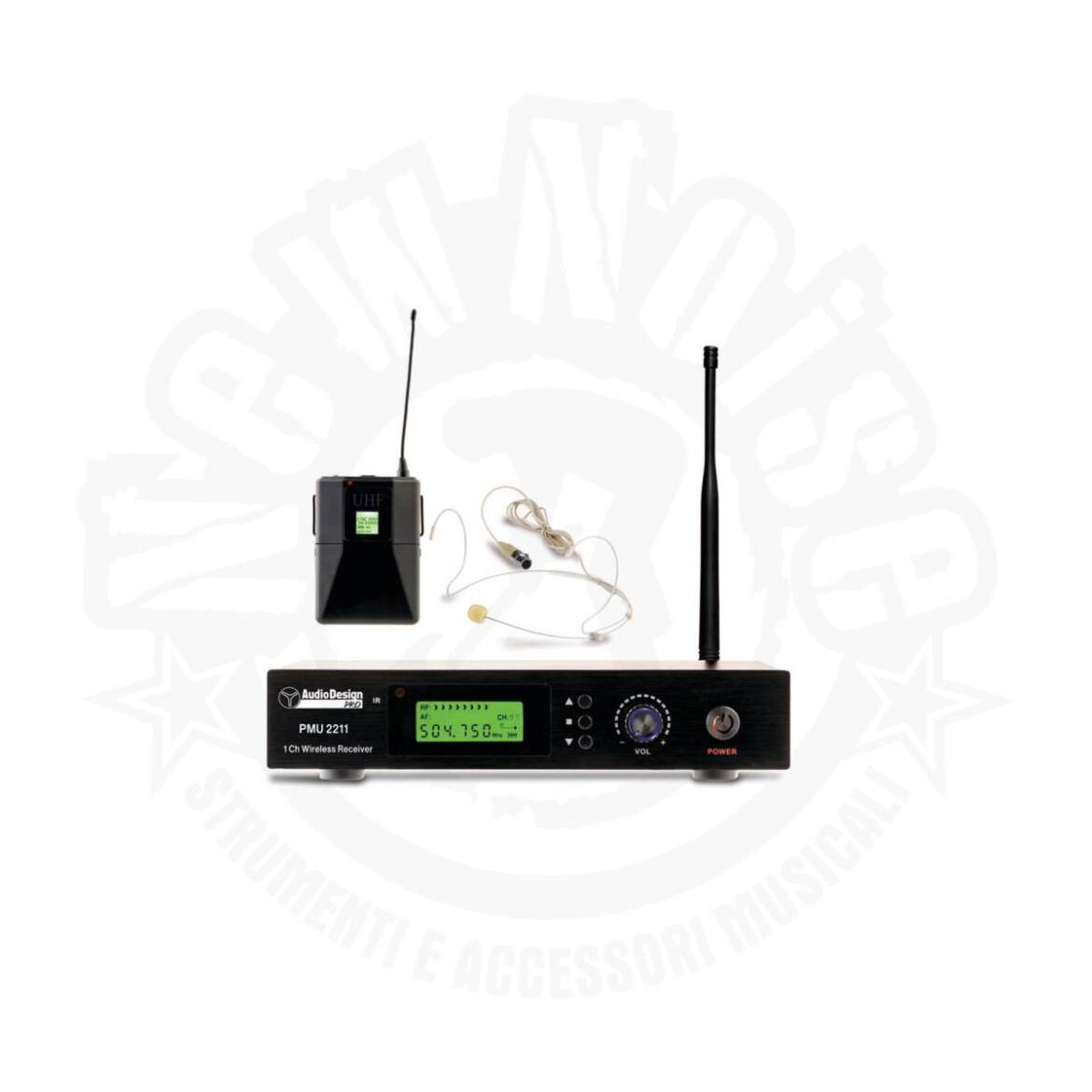 AUDIO DESIGN PMU 221BP Sistema wireless Archetto uhf 1 canale
