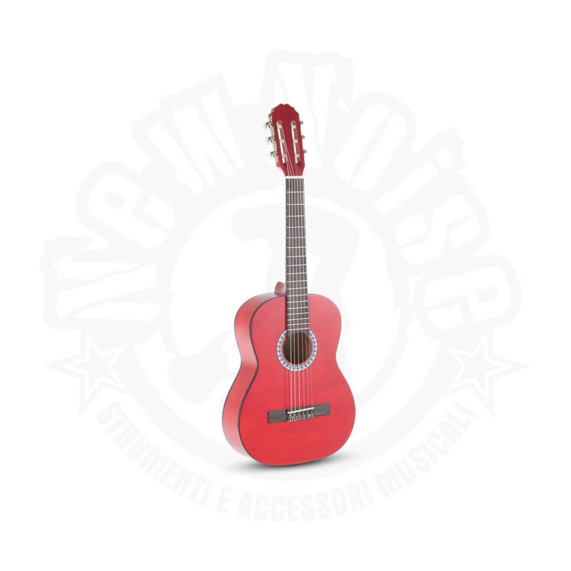 PURE GEWA Chitarra classica Basic 1/2 Color rosso