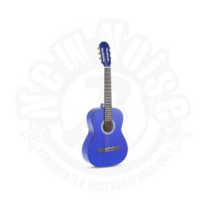 PURE GEWA Chitarra classica Basic 1/2 Color blu trasparente