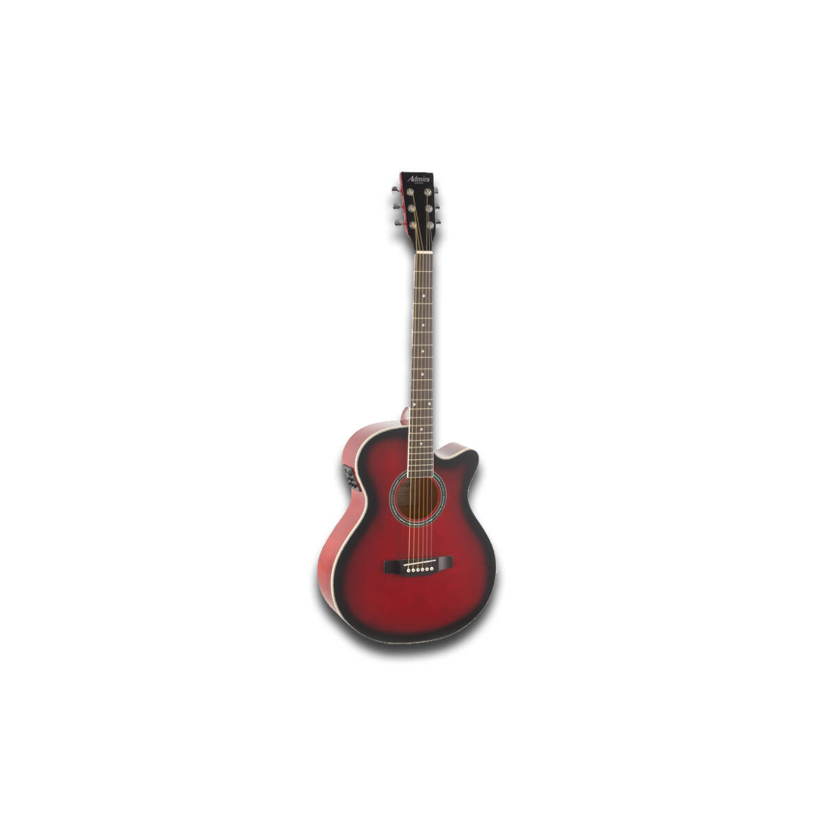 ADMIRA Chitarra acustica rossa lucida